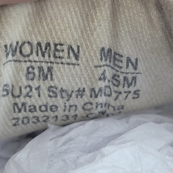 Madewell MD775 Sidewalk Low-Top Sneakers Leather Calf Hair: Wave Edition Size 6M - Picture 11 of 12